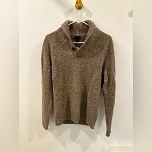 J Crew NWT marled lambs wool shawl collar sweater
